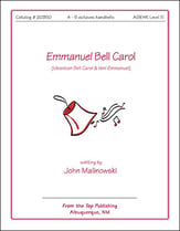Emmanuel Bell Carol Handbell sheet music cover